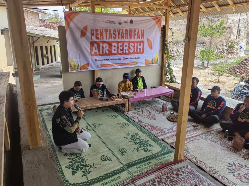 Pentasyarufan Air Bersih Kolaborasi Muhammadiyah